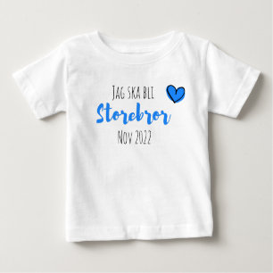 Jag ska bli storebror t shirt