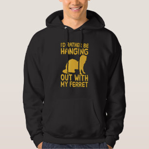Jag ska byta ut med min råtta. hoodie