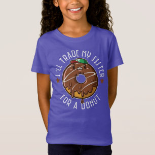 Jag ska byta ut min syster mot en donut t shirt