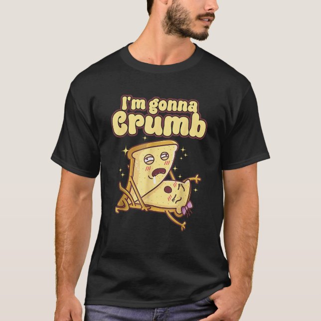 Jag ska Crumb Funny Bread Couple Manar Women T Shirt (Framsida)