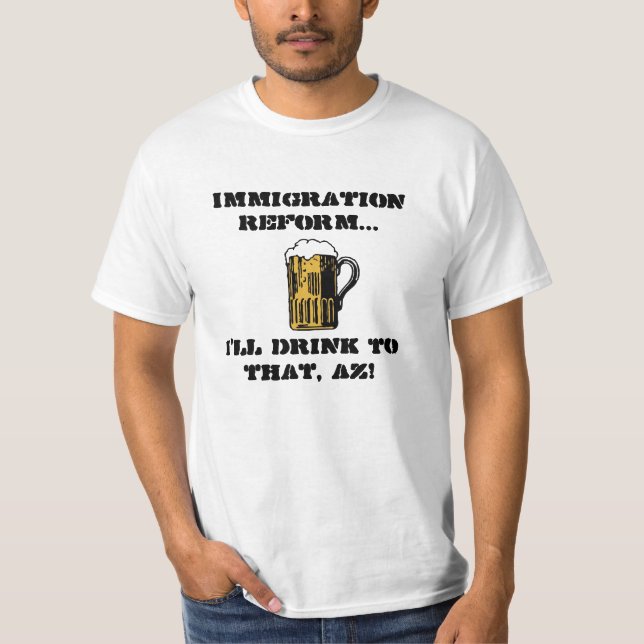 Jag ska drinken till det, AZ! T-shirt (Framsida)