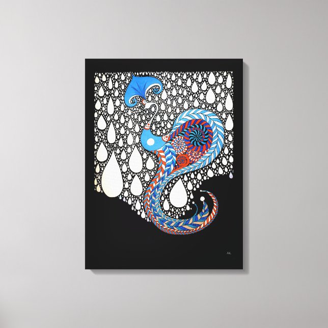 Jag ska fånga hela din Tårar paraplybock Canvastryck (Framsida)