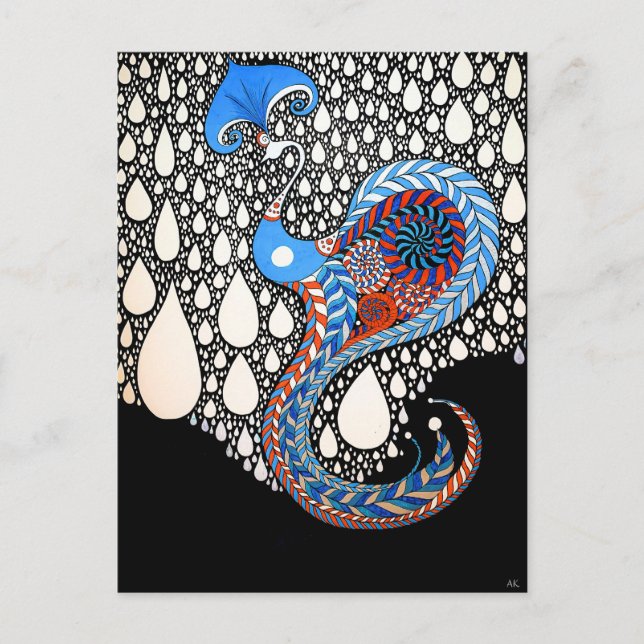 Jag ska fånga hela din Tårar paraplybock Vykort (Framsida)