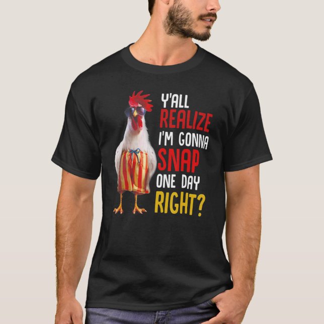 Jag ska fixa en Höger-kyckling. T Shirt (Framsida)