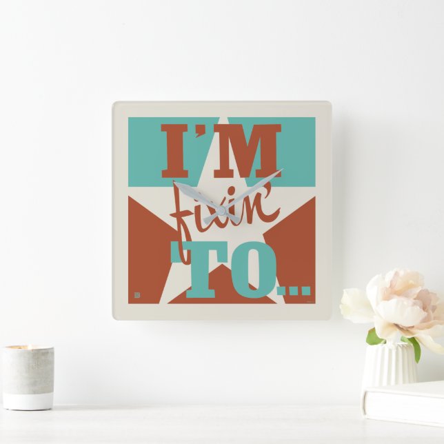 Jag ska fixa till fyrkantig klocka (Hem)