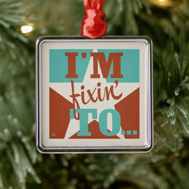 Jag ska fixa till julgransprydnad metall (Träd)