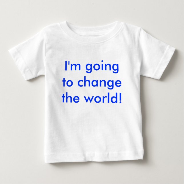 Jag ska förändra världen! t-shirt (Framsida)