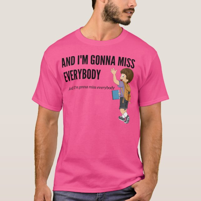 Jag ska frita alla, hej då... t shirt (Framsida)