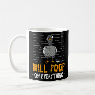 Jag ska gå på allt gatuPigeon Bird Kaffemugg