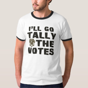 Jag ska går den etiketten röstar tee