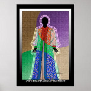 Jag ska getack till Thee, NOLLA-LORD min gud! Poster