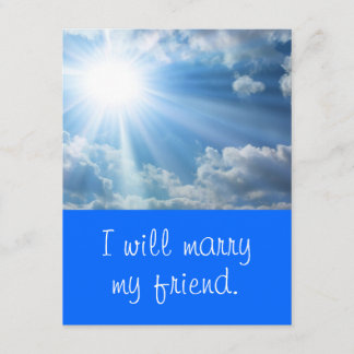 Jag ska gifta mig med min vän. Bröllopskort Inbjudningar