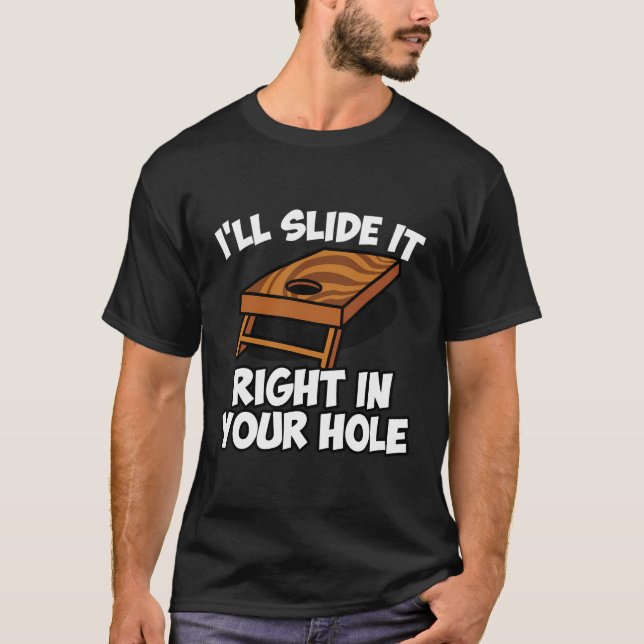 Jag ska glida Högerna i ditt Hål-fina hörn T Shirt (Framsida)