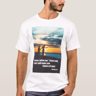 Jag ska gör dig fishers av manar t-shirt