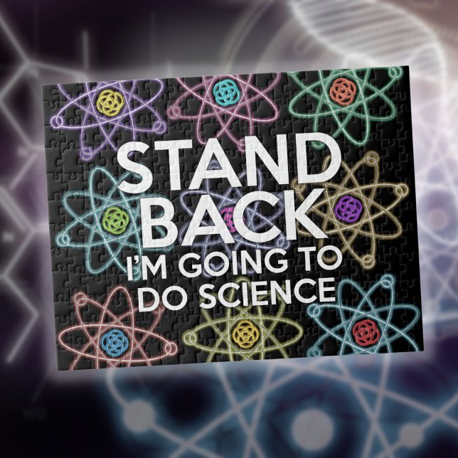 JAG SKA GÖRA VETENSKAP. PUSSEL (STAND BACK I'M GOING TO DO SCIENCE JIGSAW PUZZLE)