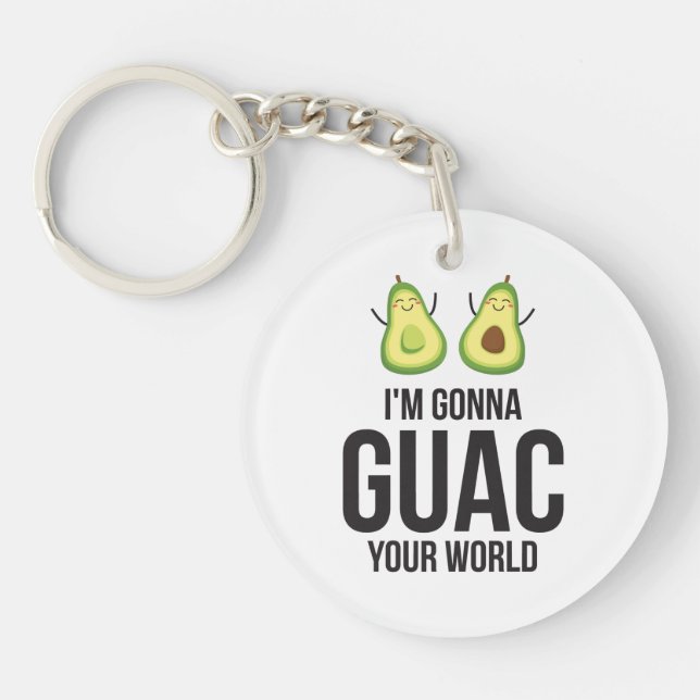 Jag ska Guac din världsfinniga Guacamole Avocado (Framsidan)