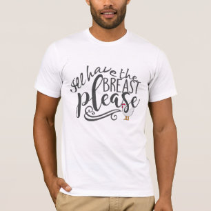 Jag ska ha en brustsnål chicken Slogan Graphic Tee
