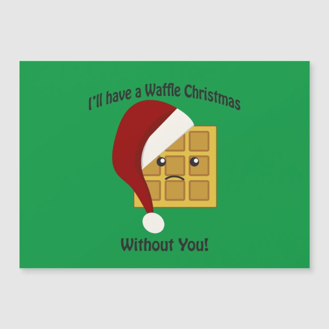 Jag ska ha en våffeljul utan dig (Framsida)