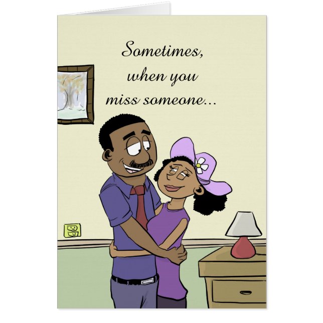 Jag ska hållen dig för evigt hälsningskort (Framsidan)