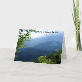 Jag ska Hiss upp min Ögon Kort