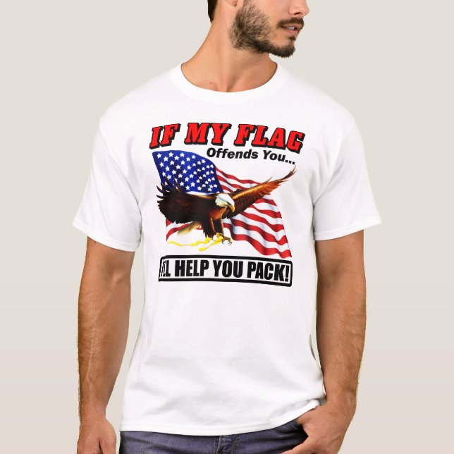 Jag ska hjälp som du packar! t-shirt (Framsida)