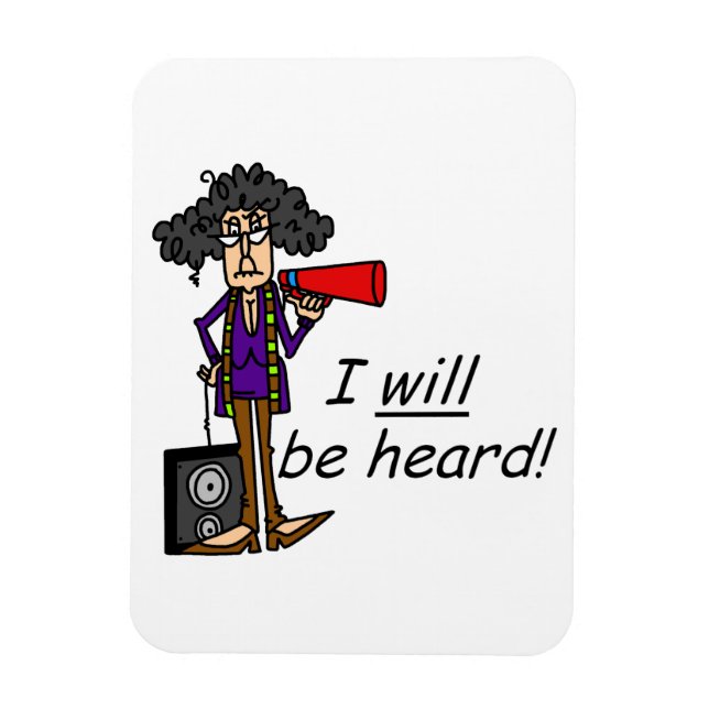 JAG SKA hörs Magnet (Vertikal)