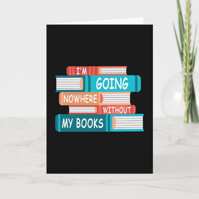 Jag ska ingenstans utan min bokar kort (Framsida)