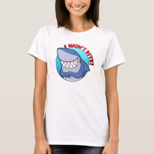 Jag ska inte bitakvinna t-skjorta t shirt