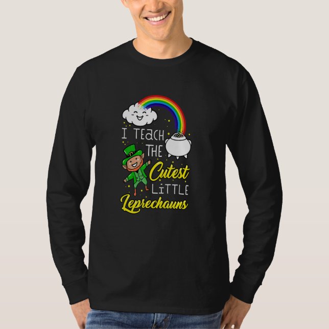 Jag ska lära mig Leprechaunsarna St Patrick D. T Shirt (Framsida)