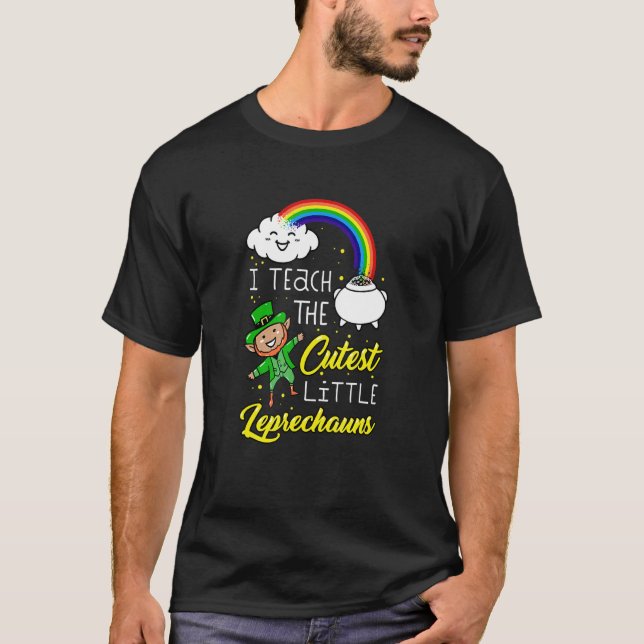 Jag ska lära mig Leprechaunsarna St Patrick D. T Shirt (Framsida)