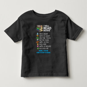 Jag ska lästa bokar på ett fartyg och överallt en t shirt