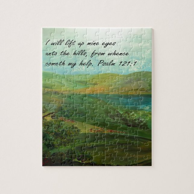 Jag ska lyfter bryter upp ögon pussel (Vertikal)