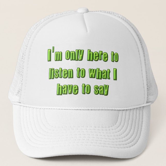 Jag ska lyssna. keps (Framsida)