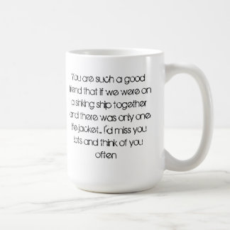 Jag ska miss som du rånar kaffemugg