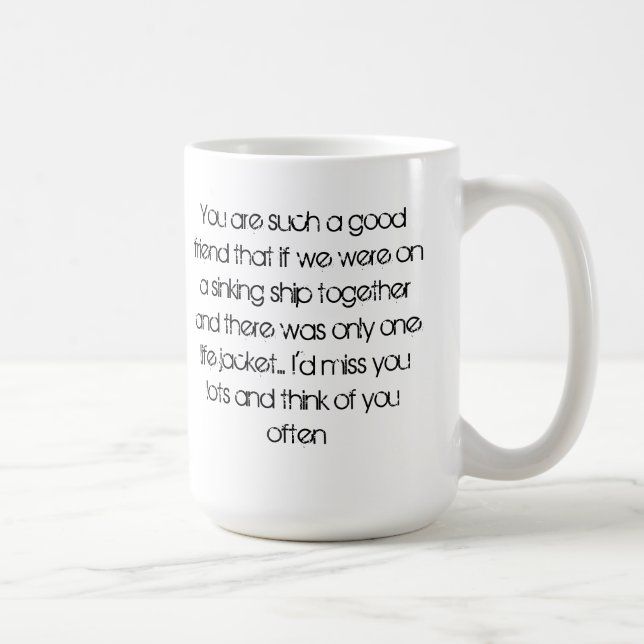 Jag ska miss som du rånar kaffemugg (Höger)