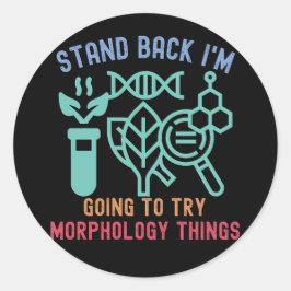 Jag ska prova morfologi sak runt klistermärke