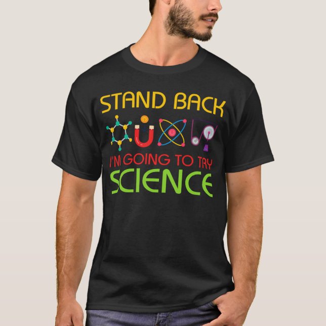 Jag ska prova SCIENCE T Shirt (Framsida)