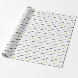 Jag ska returnera tennis Wrapping Papper Presentpapper