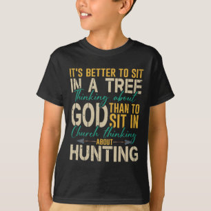 Jag ska sitta i Träd och tänka på Gud T Shirt