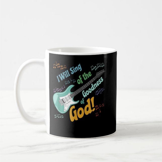Jag ska sjunga om Guds godhet Kaffemugg (Vänster)