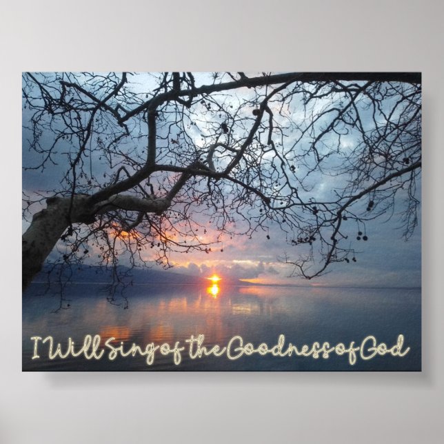 Jag ska sjunga om Guds godhet Poster (Framsidan)