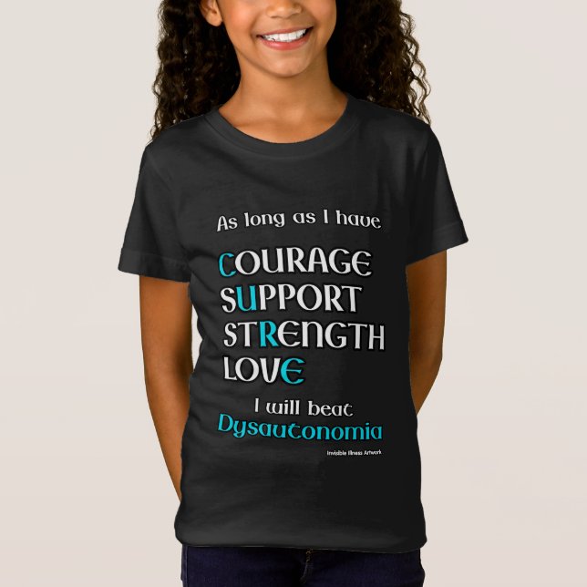 Jag ska slå.. Dysautonomia. T Shirt (Framsida)