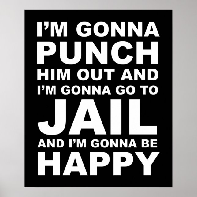 Jag ska Slå honom från Pelosi-citatet Poster (Framsidan)