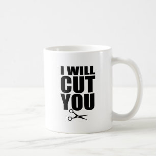 Jag ska snittet dig - muggen för hårstylistkaffe kaffemugg
