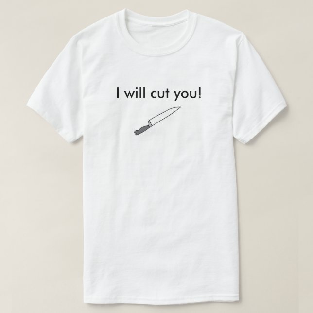 Jag ska snittet dig! t shirt (Design framsida)