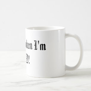 Jag ska sömn när den DÖDA I-förmiddagen! Kaffemugg
