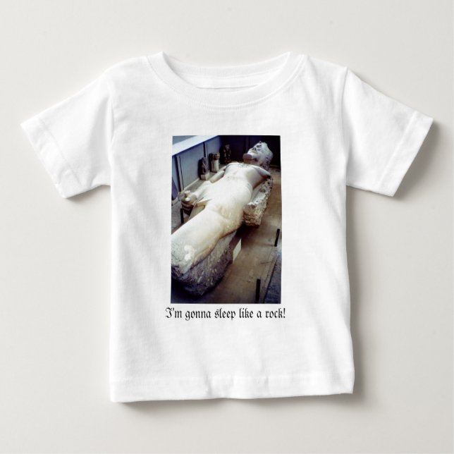 Jag ska sova som en sten! tee shirt (Framsida)