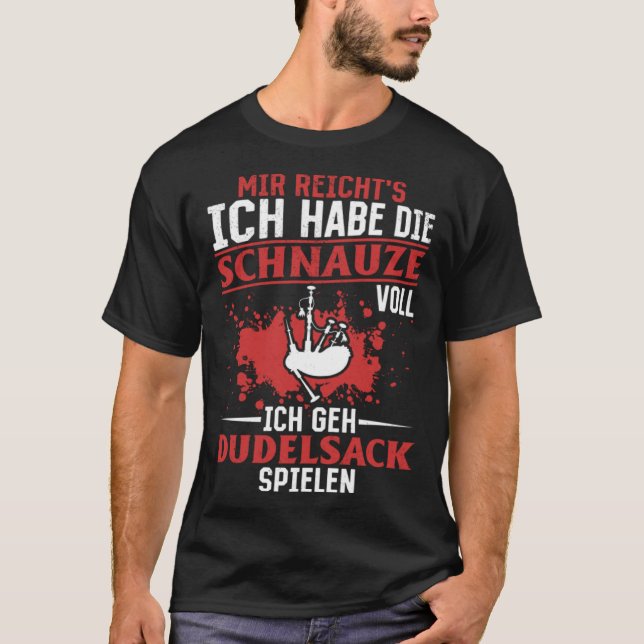 Jag ska spela Bagpipe Bagpipe Player Bagp T Shirt (Framsida)