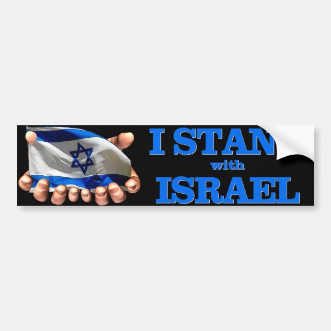 Jag ska stativ med Israel Bildekal (Framsidan)