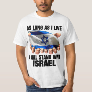 Jag ska stativ med Israel T-shirt